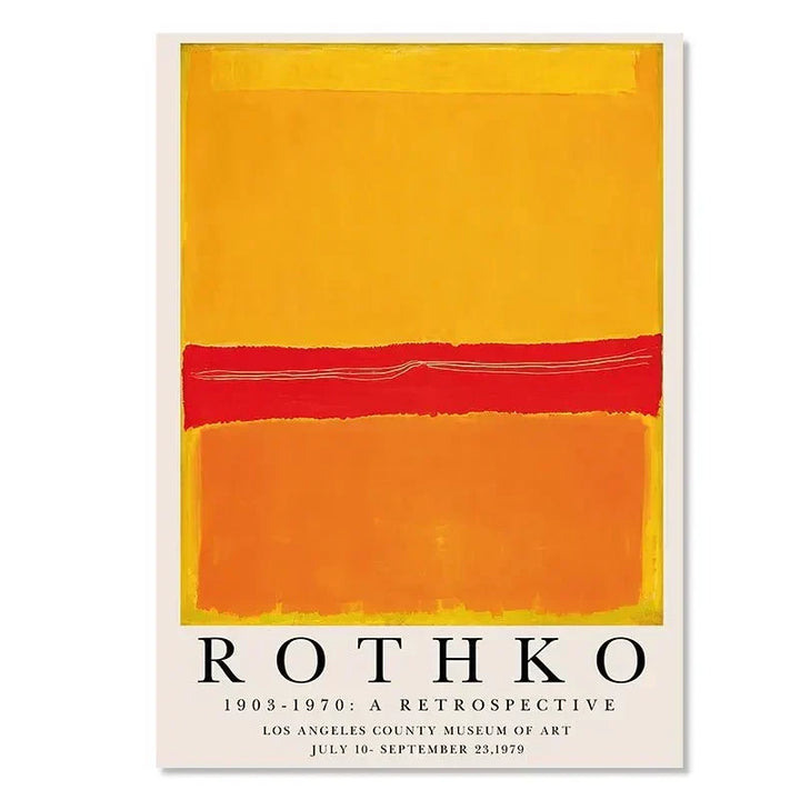 Abstrakt Lærred Vægkunst Plakat