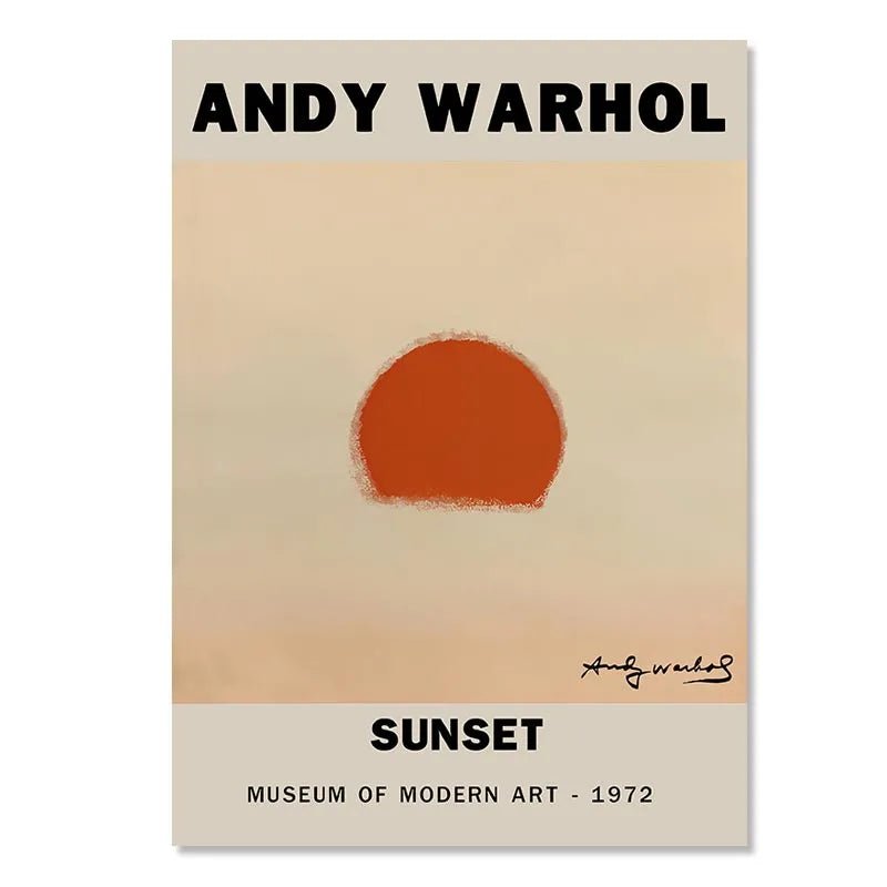 Abstrakt Lærred Vægkunst Plakat