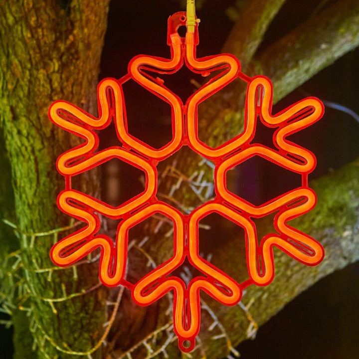 Vandtæt LED Snefnug Lys til Festlig Vinter Dekoration