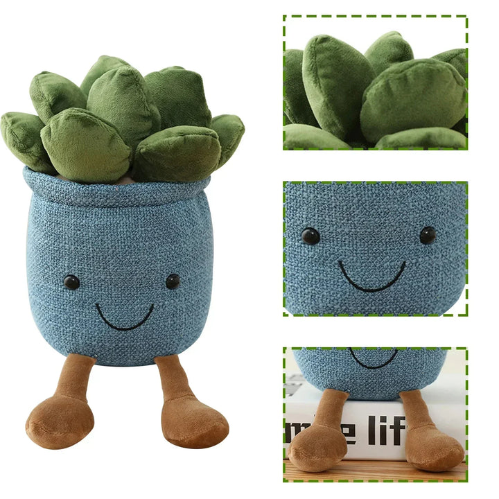 Bedårende Saftig Plush Pude: Blød, Krammevenlig Plante Dekoration