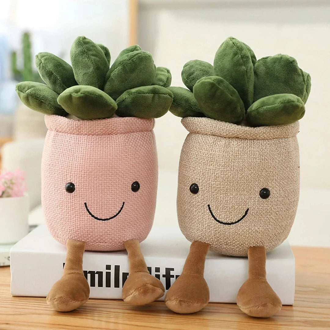 Bedårende Saftig Plush Pude: Blød, Krammevenlig Plante Dekoration
