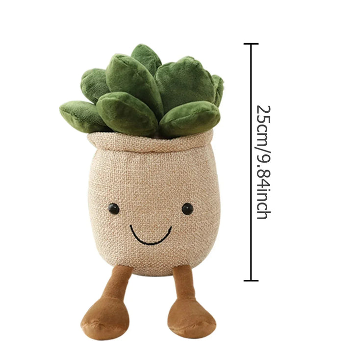 Bedårende Saftig Plush Pude: Blød, Krammevenlig Plante Dekoration