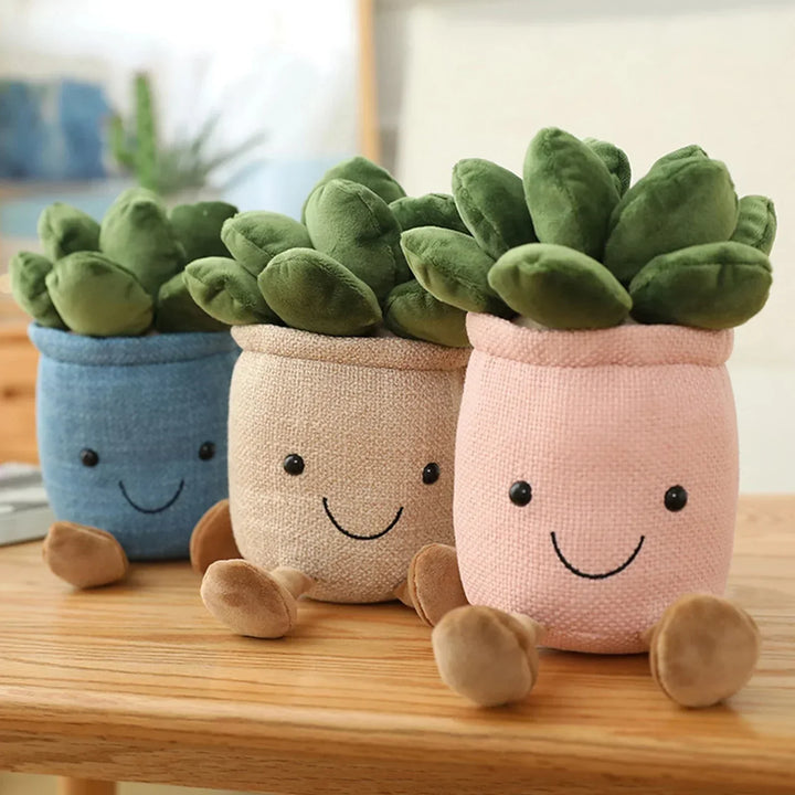 Bedårende Saftig Plush Pude: Blød, Krammevenlig Plante Dekoration