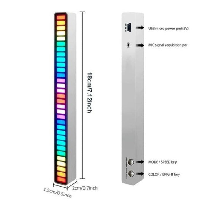 Trådløs Lydstyret RGB Lysbar