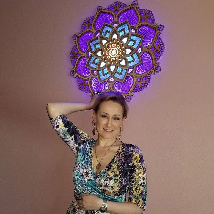 Mandala Yoga Væglampe LED