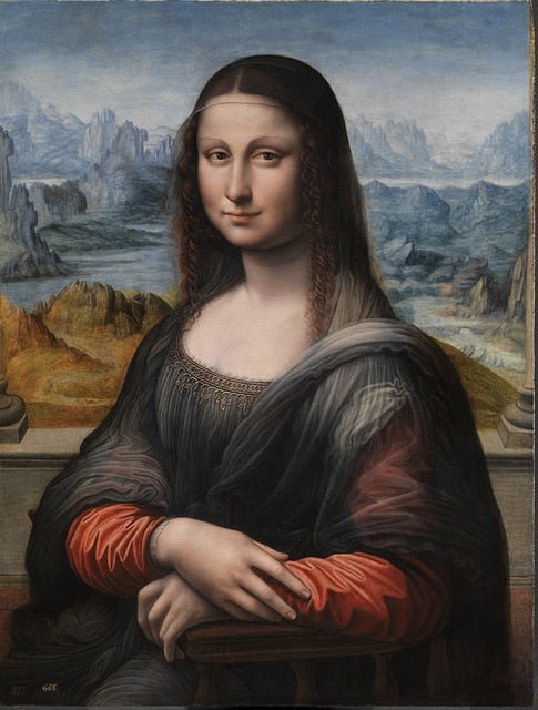 Æstetisk Sjov Mona Lisa Lærred Plakat