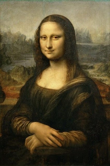 Æstetisk Sjov Mona Lisa Lærred Plakat