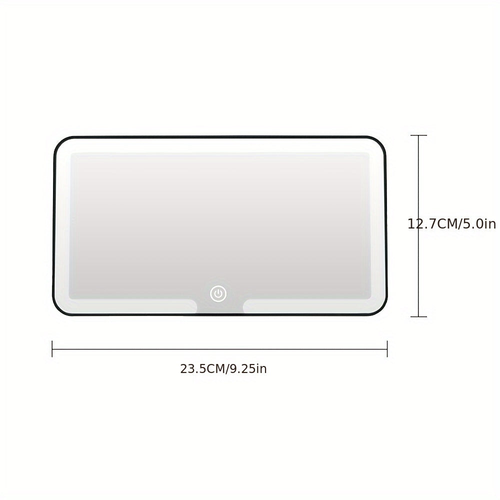 GlowMirror – Dæmpbar Makeup Spejl med USB Opladning