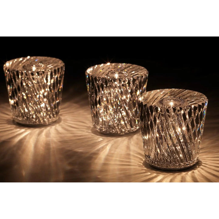 Lampe - Luksus Diamant Krystal LED Genopladelig Bordlampe