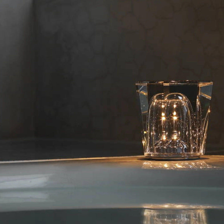 Lampe - Luksus Diamant Krystal LED Genopladelig Bordlampe