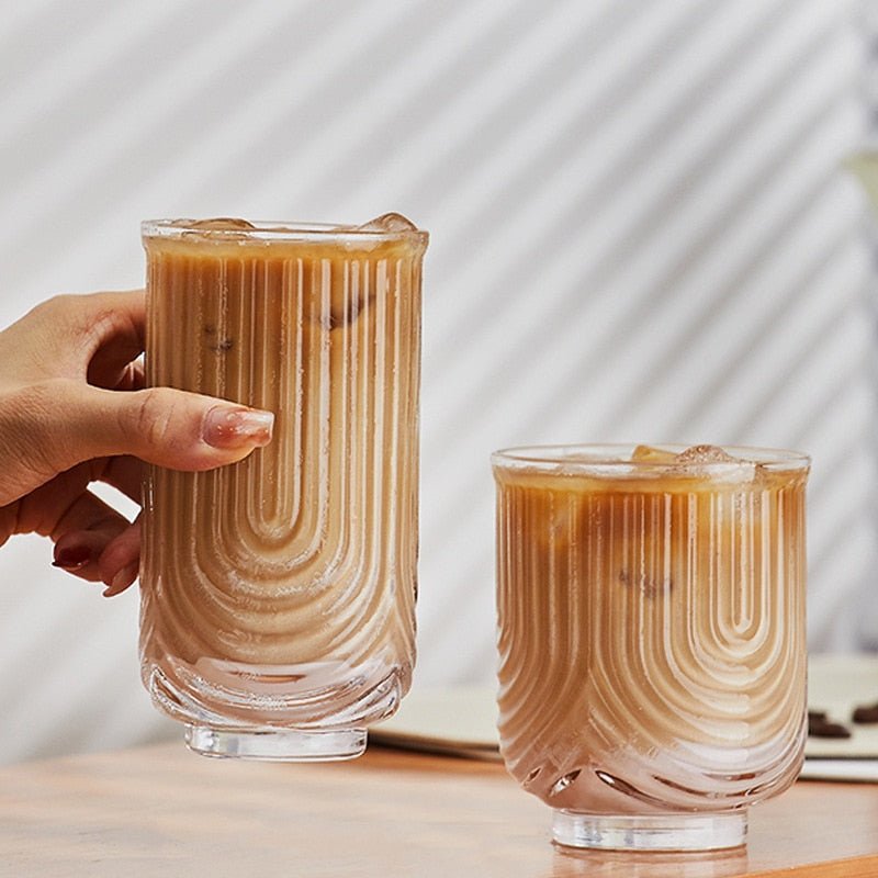 Amerikansk Is Latte Glas Kaffe Krus