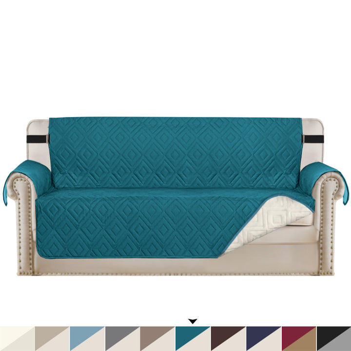 Quilted Sofa Cover Pet Protector Throw Vandtæt Sofa Slip Covers 1/2/3 Sæde