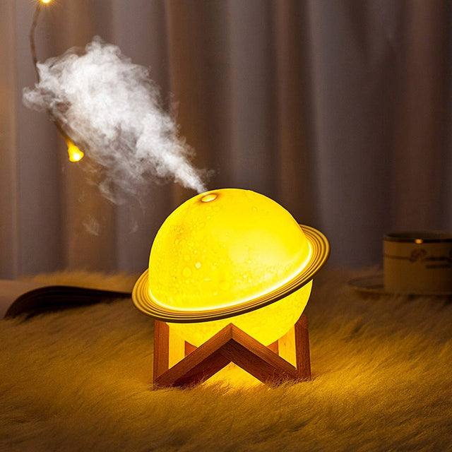 Månediffuser LED Luftfugter Natlys