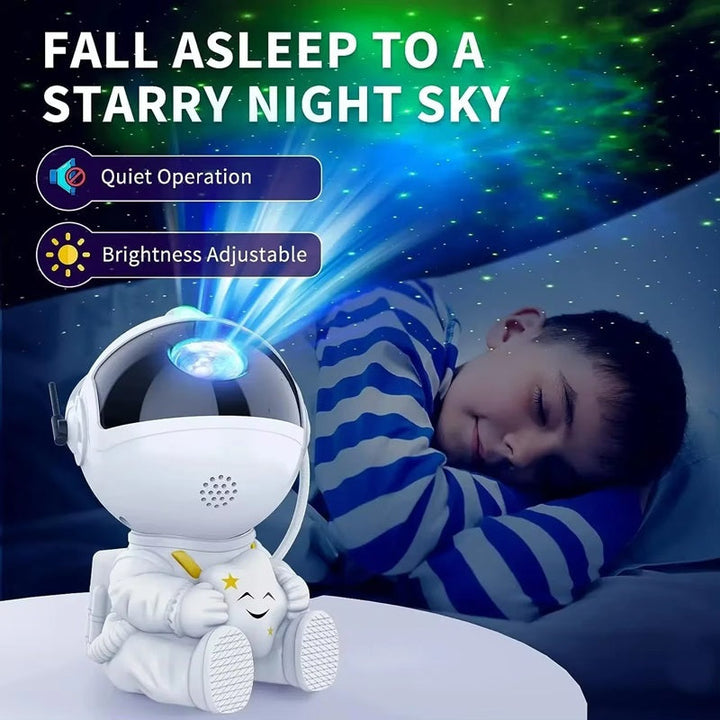 Astronaut Galaxy Projektor LED Natlys