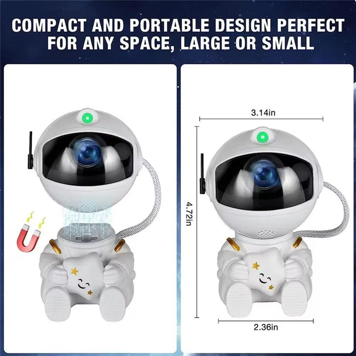 Astronaut Galaxy Projektor LED Natlys