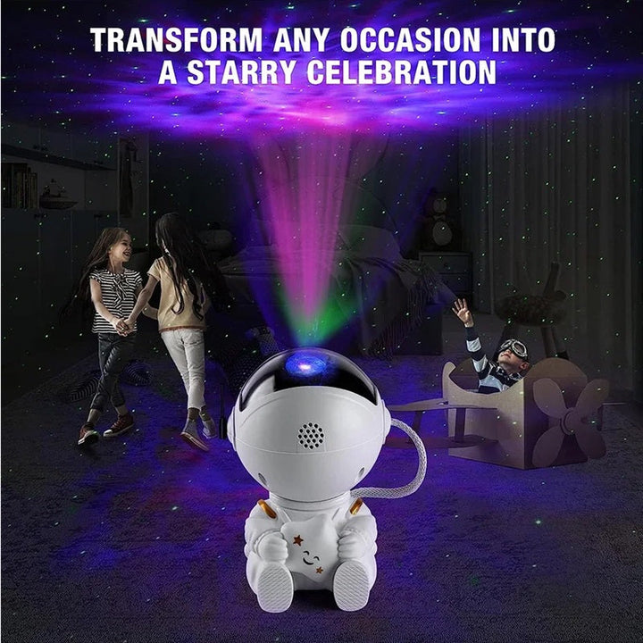 Astronaut Galaxy Projektor LED Natlys