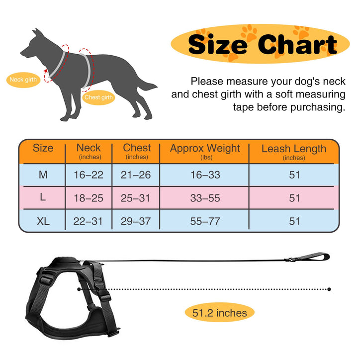 mamymarket™ - Hundesele og Sammenklappelig Snor Sæt Alt-i-Én