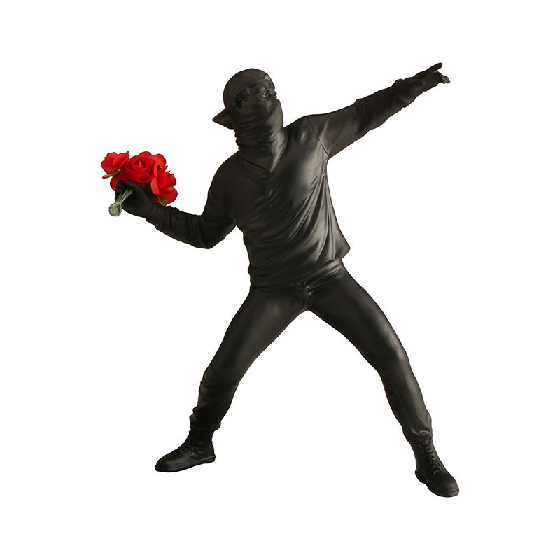 Banksy Blomster Rester Ornament