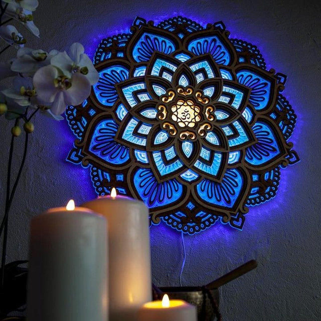 Mandala Yoga Væglampe LED