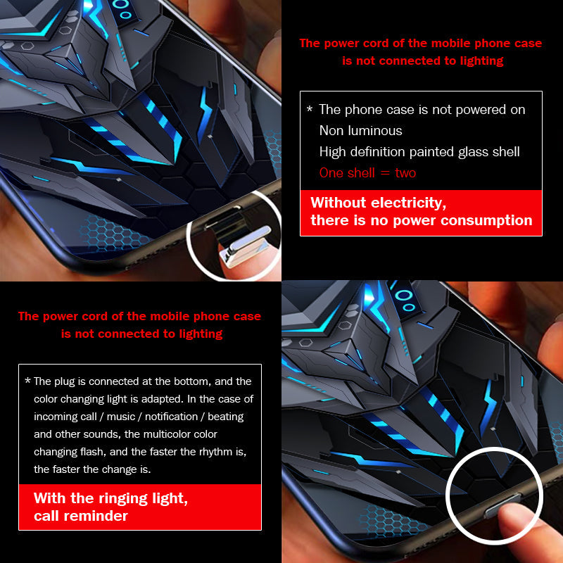 Cool Mecha Apple Smart Flash Telefonetui