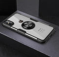Magnetisk Ring Carbon Fiber iPhone Cover