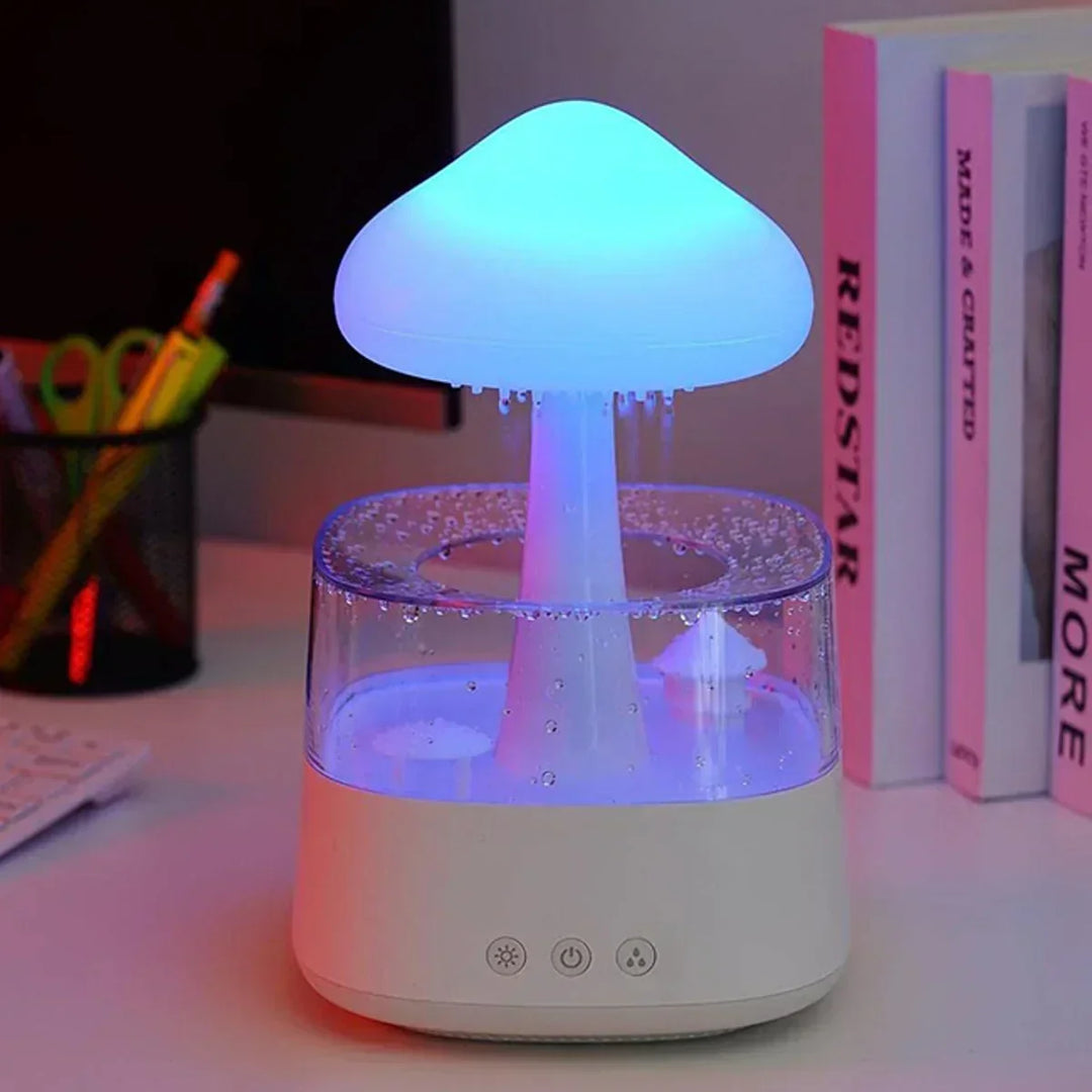 Stilfuld CalmCloud - Cloud Air Luftfugter med Nattelys
