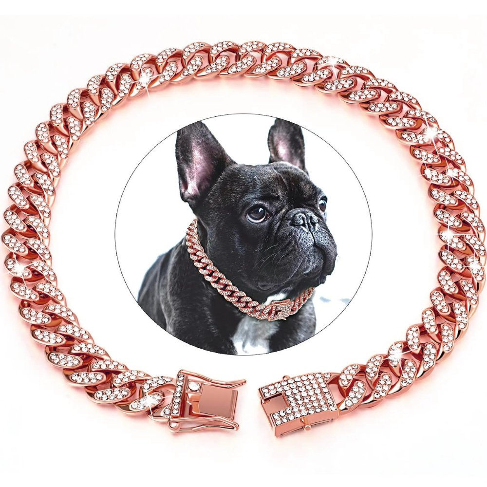 BlingPaws • Hund Guld Kæde Halsbånd