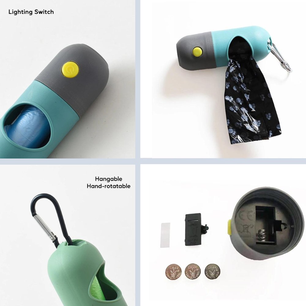 BrightPaws • LED Lys Hundeposer Dispenser