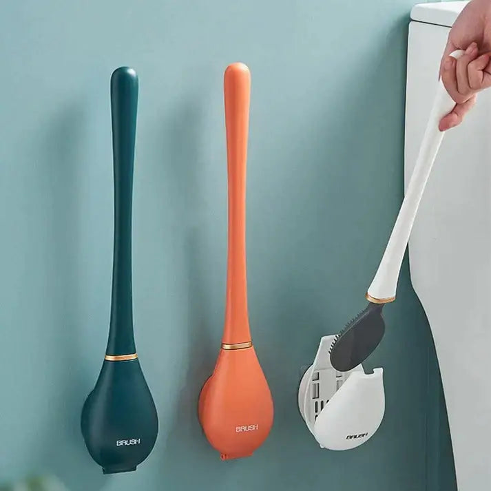 Elegant og hygiejnisk toiletbørste lavet af silikone - SmartBrush