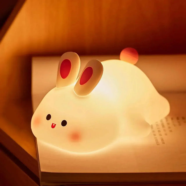 Plush Natlys til Børn | Blødt LED Lys med Timer og Dyre Design