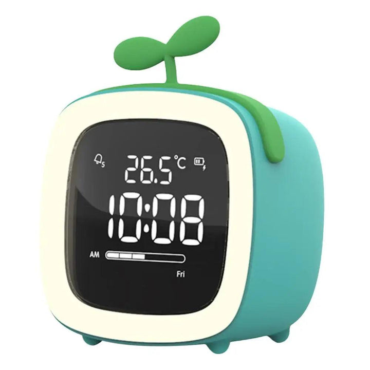 BunnyGlow - LED Vækkeur – Nattelys med Digital Skærm &amp; Timer