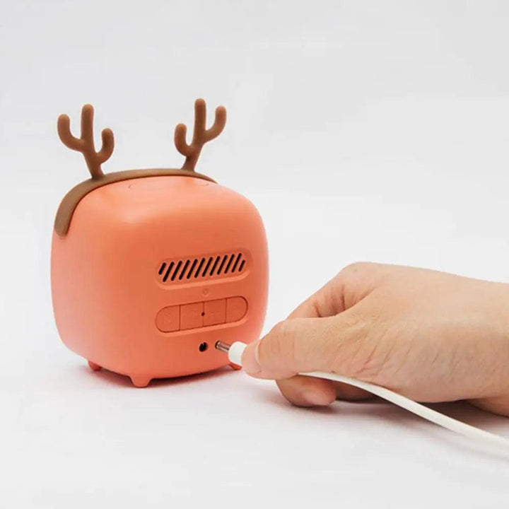 BunnyGlow - LED Vækkeur – Nattelys med Digital Skærm &amp; Timer