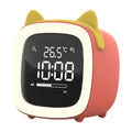BunnyGlow - LED Vækkeur – Nattelys med Digital Skærm & Timer