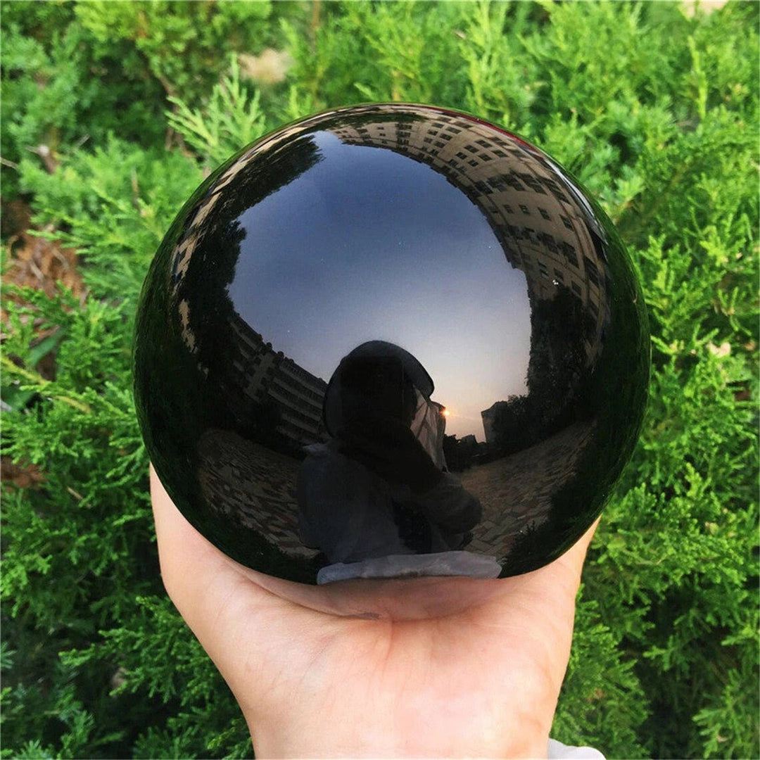 Obsidian Krystal Kugle Dekoration