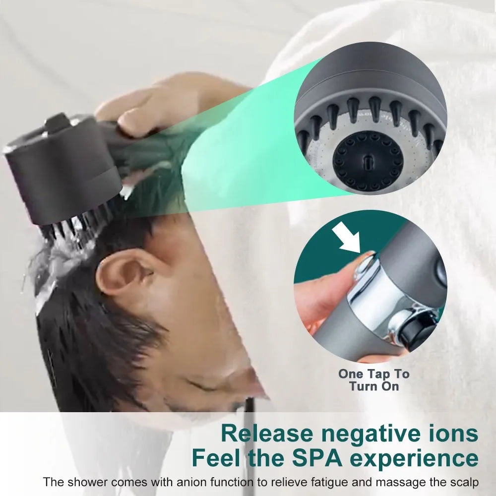 Bruserhoved – PowerSpray – øget tryk – Spa oplevelse