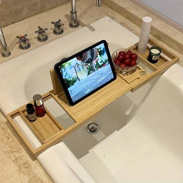 Bambus Badekar Tray - For Ultimativ Afslapning