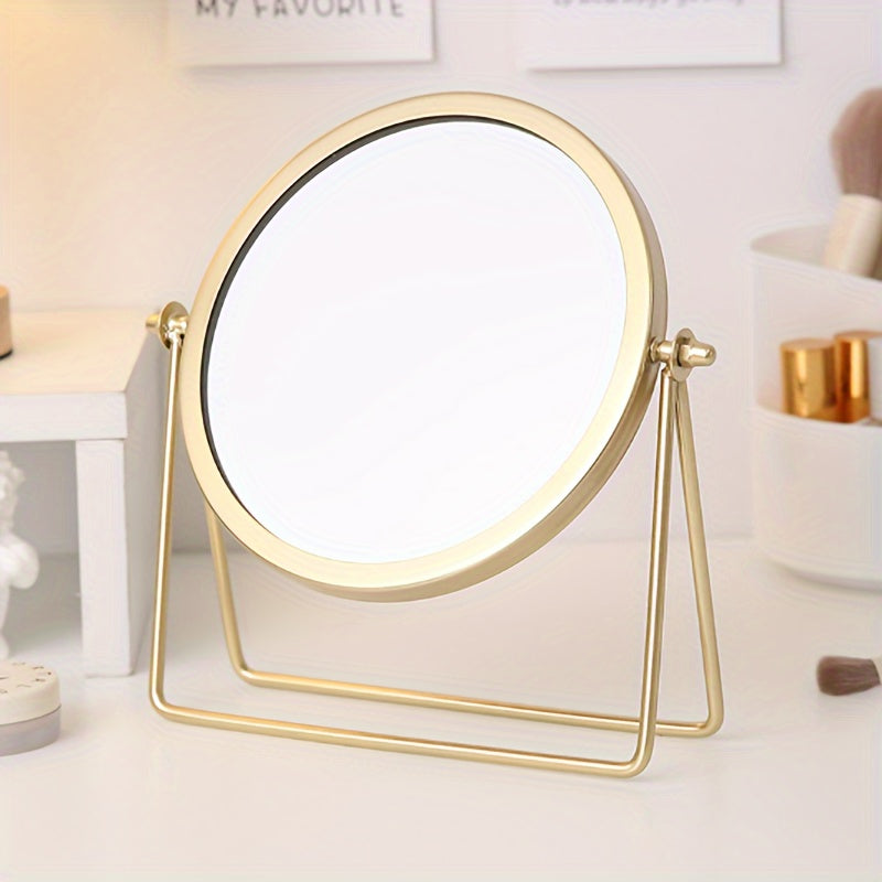 VintageGlow – Justerbart Makeup Spejl med Jernramme