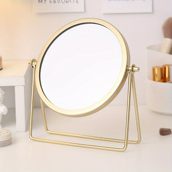VintageGlow – Justerbart Makeup Spejl med Jernramme