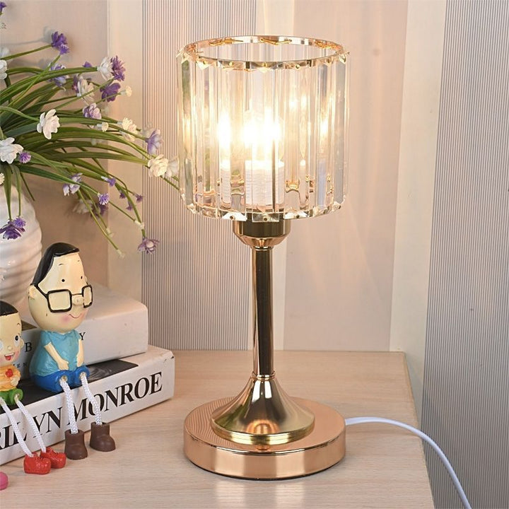 Krystal - Nordisk Krystal Bordlampe