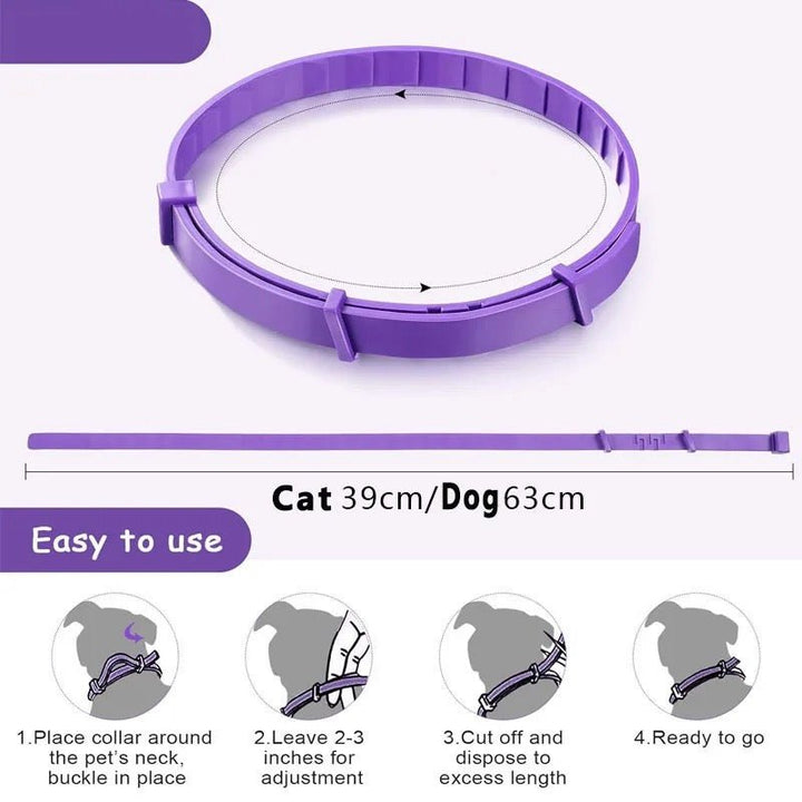 Calmdog – Naturlig Beroligende Krave til Hunde med Pheromoner og Æteriske Olier
