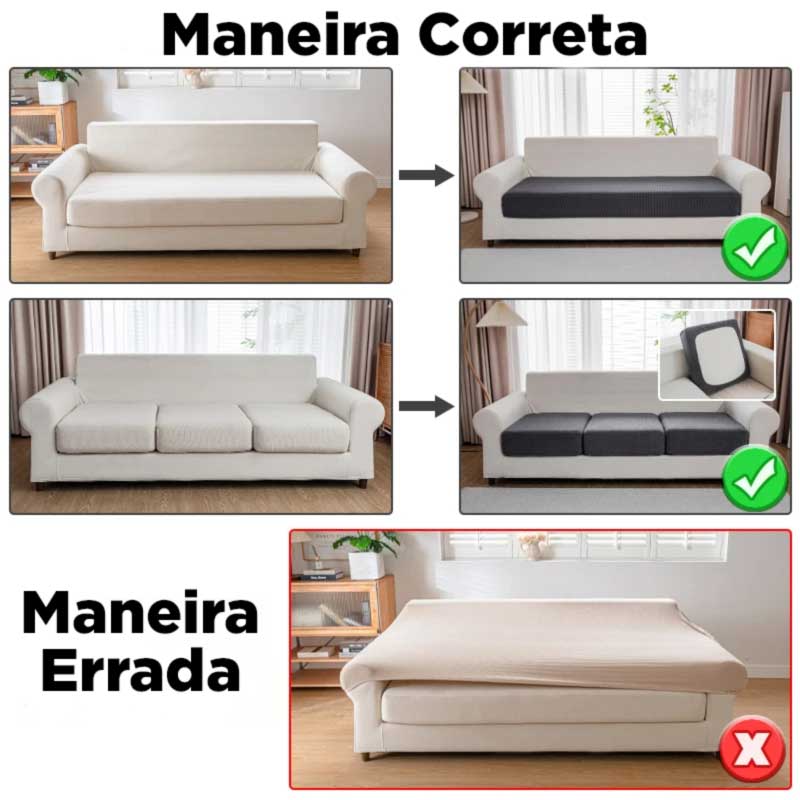 Vandtæt elastisk sofaovertræk - Zion™