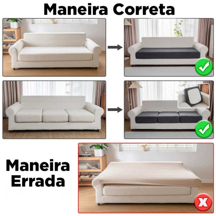 Vandtæt elastisk sofaovertræk - Zion™