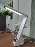 Skrivebordslampe med trådløs oplader