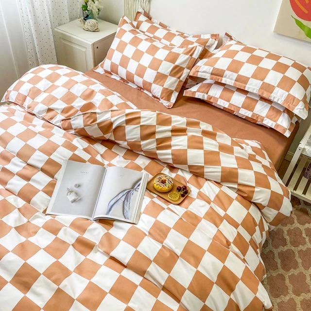 Tjekket Sengetøjssæt