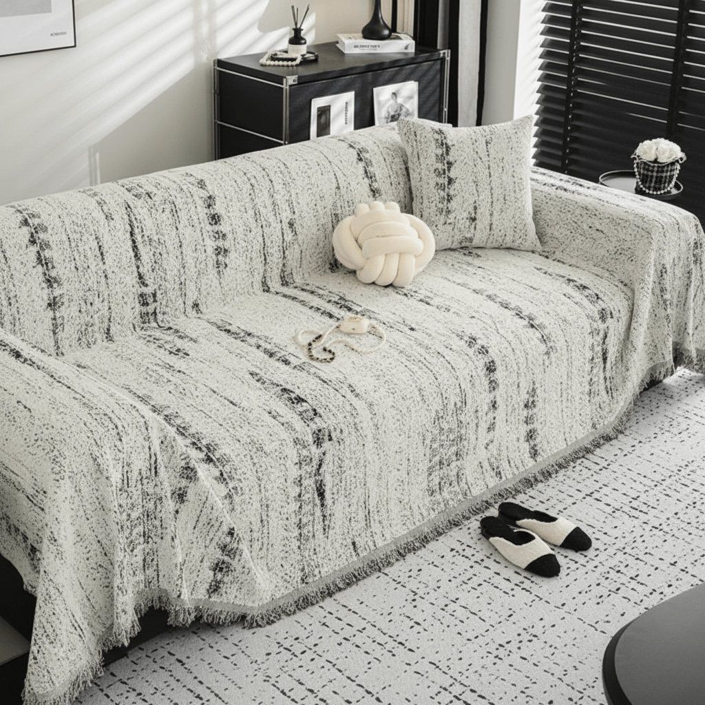 CHENILUX – Elegant Chenille Sofapude til Beskyttelse &amp; Stil