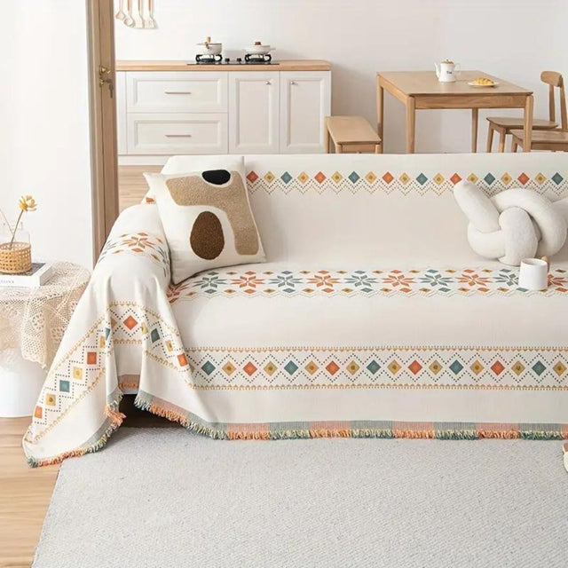 Bohemian Pude Sofa Cover i Bomuldsblanding
