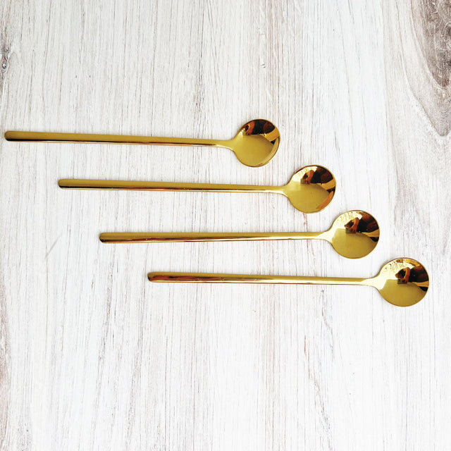 Trendy Espresso- og Dessertske Sæt med 4 Stykker
