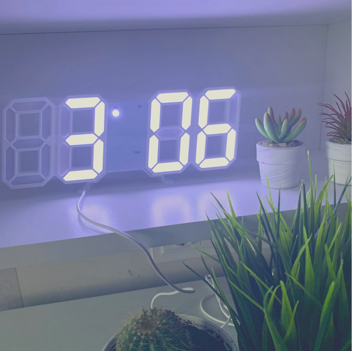 Digital LED Vækkeur