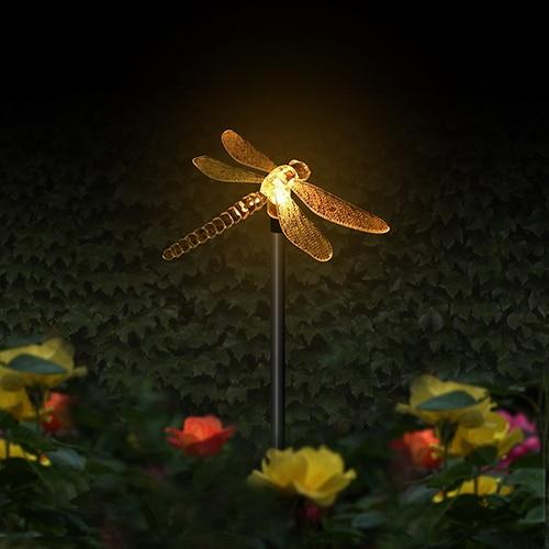 Sol-LED-Havelamper "farverige Fluer"