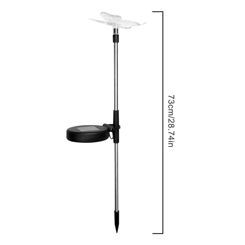 Sol-LED-Havelamper "farverige Fluer"